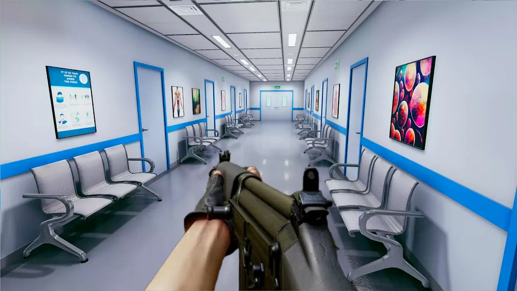 Zombie Evil Horror 4 (Зомби Злой Ужас 4) [МОД Unlimited Money] Screenshot 1