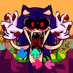 Скачать взломанную FNF SONIKK.EXE 3.0  Mod Test  [МОД Mega Pack]