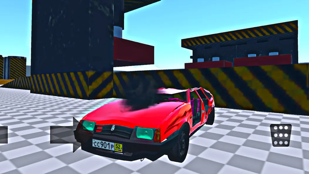 АВТОВАЗ КРАШ ТЕСТ СИМУЛЯТОР [МОД Бесконечные монеты] Screenshot 3