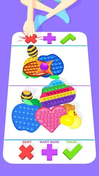 Fidget Trading 3D Fidget Toys (Фиджет Трейдинг 3D Фиджет Игрушки) [МОД Бесконечные деньги] Screenshot 5