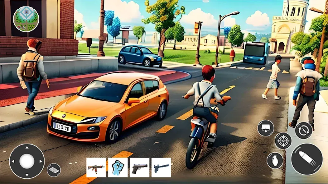 Gangster Car Theft Games (Гангстерская автомобильная война игр) [МОД Все открыто] Screenshot 2