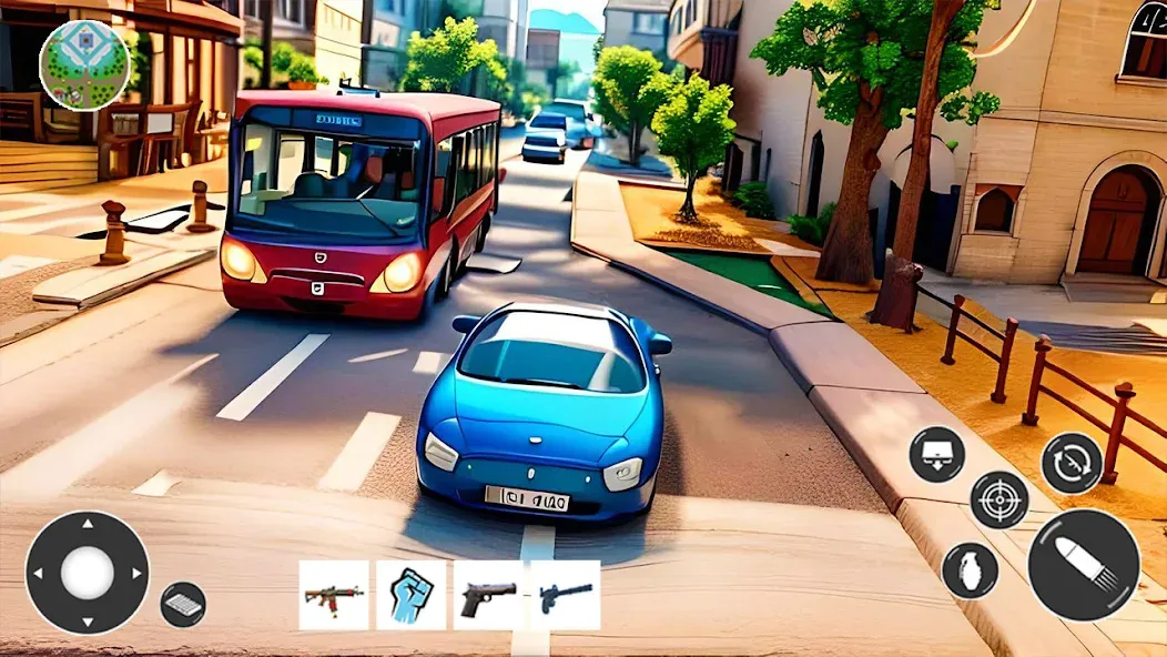 Gangster Car Theft Games (Гангстерская автомобильная война игр) [МОД Все открыто] Screenshot 5