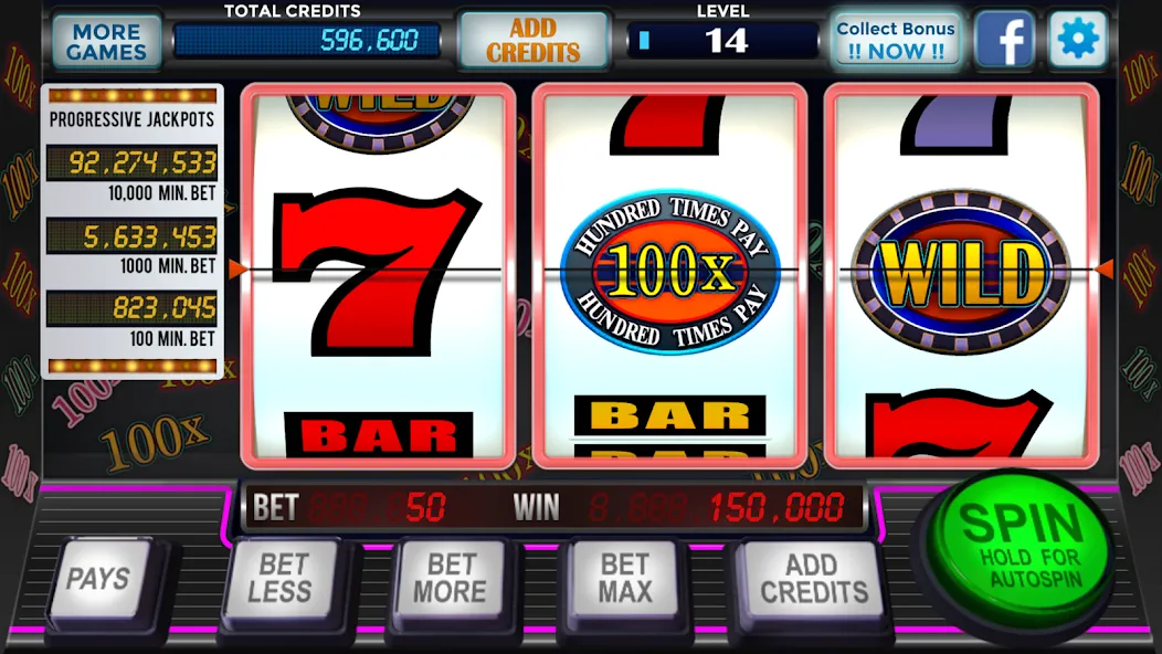 777 Slots Casino Classic Slots (Слоты Казино Классические Слоты) [МОД Много монет] Screenshot 1