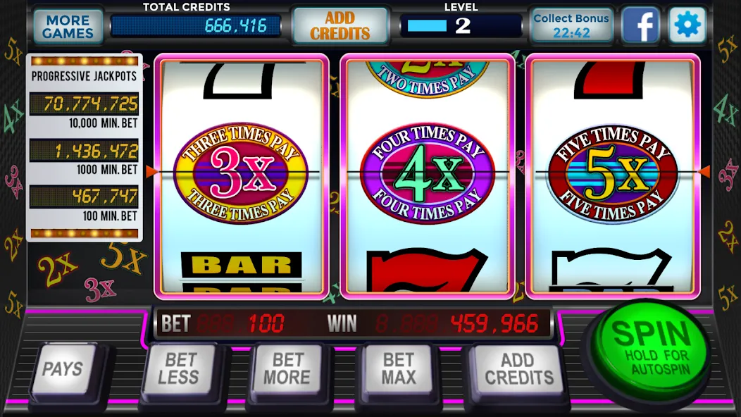 777 Slots Casino Classic Slots (Слоты Казино Классические Слоты) [МОД Много монет] Screenshot 3