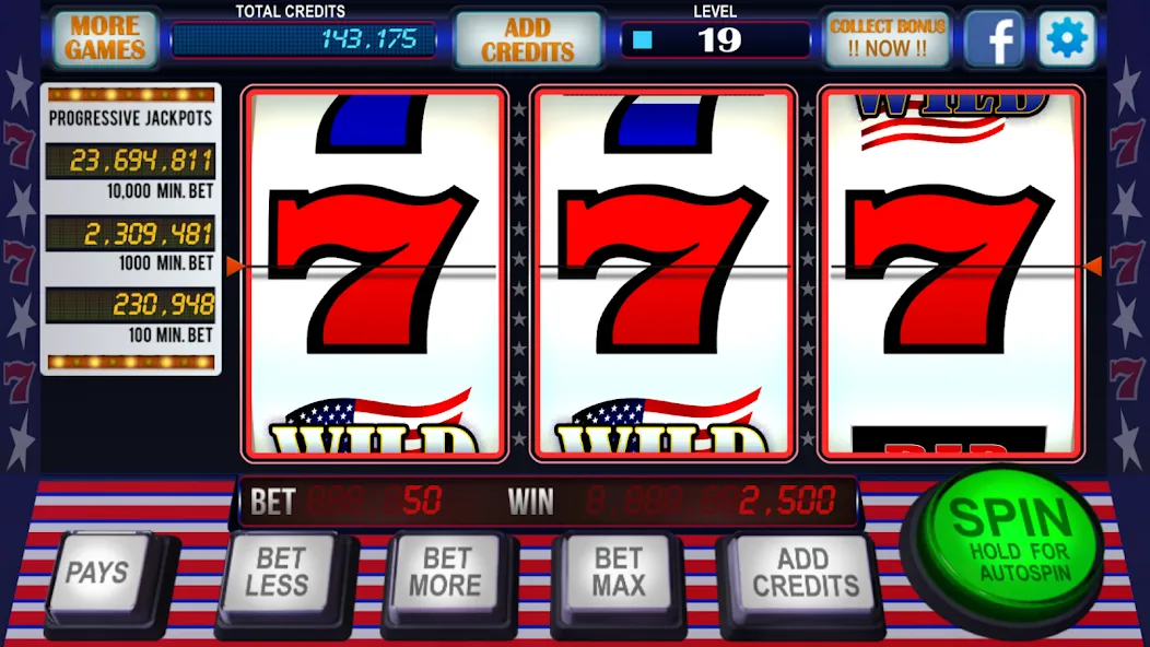 777 Slots Casino Classic Slots (Слоты Казино Классические Слоты) [МОД Много монет] Screenshot 4
