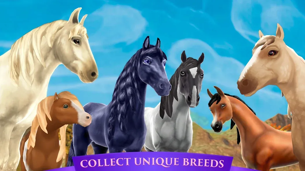 Horse Riding Tales - Wild Pony (Хорс Райдинг Тейлс) [МОД Unlimited Money] Screenshot 1