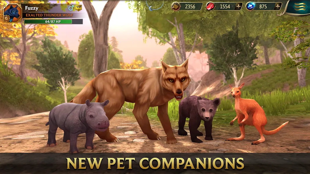 Wolf Tales - Wild Animal Sim (Вулф Тейлс) [МОД Бесконечные монеты] Screenshot 2
