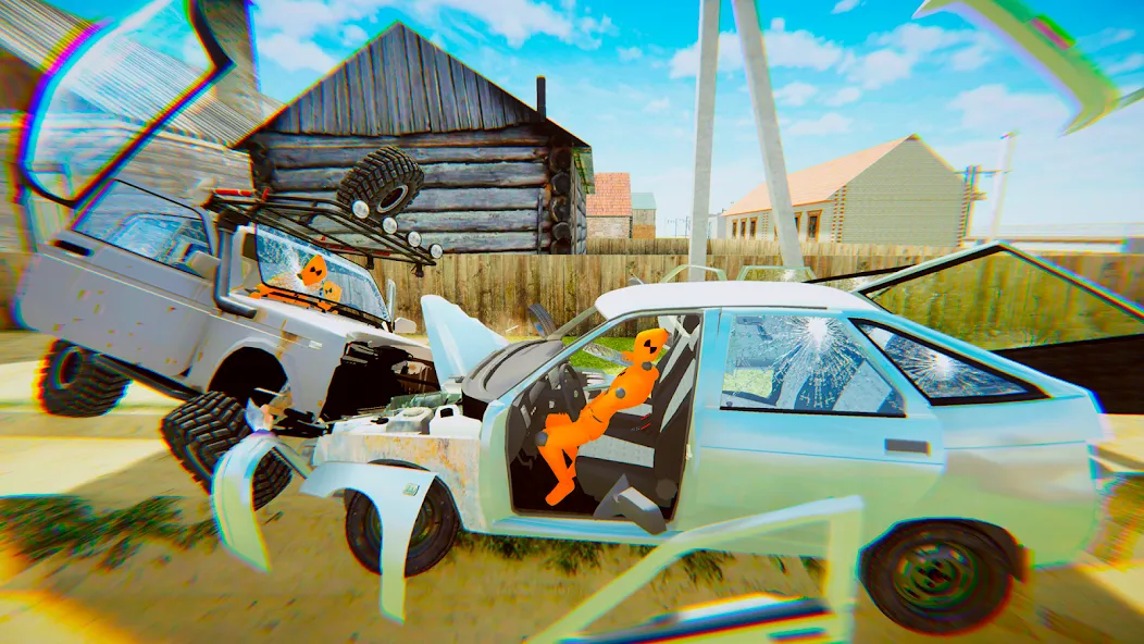 VAZ Crash Test Simulator 2 [МОД Бесконечные деньги] Screenshot 2