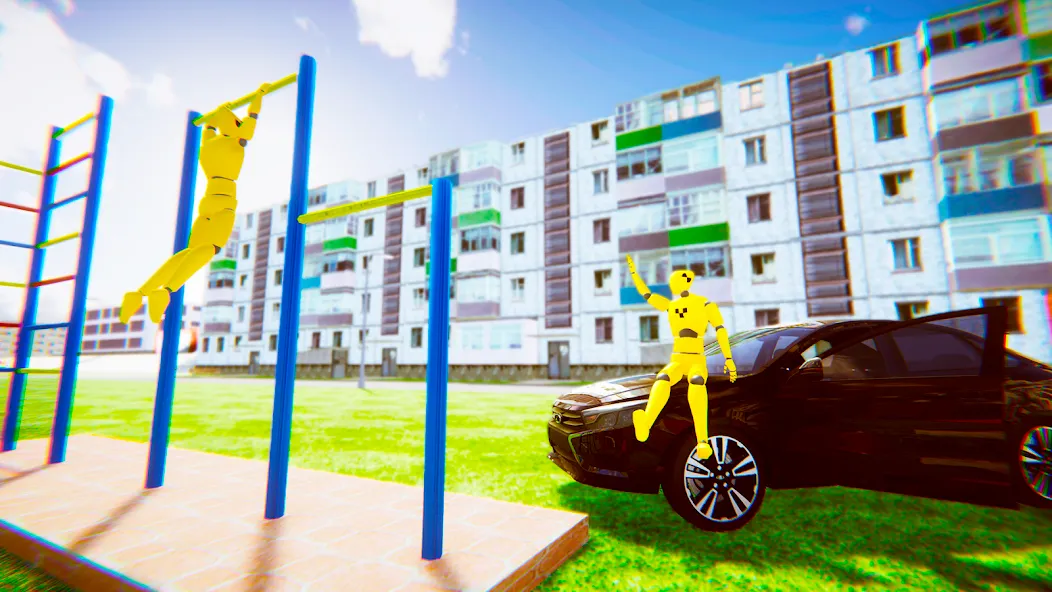 VAZ Crash Test Simulator 2 [МОД Бесконечные деньги] Screenshot 3