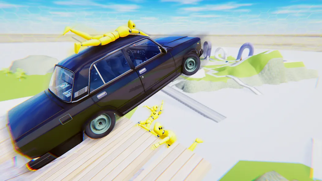 VAZ Crash Test Simulator 2 [МОД Бесконечные деньги] Screenshot 5