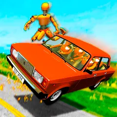 Взломанная VAZ Crash Test Simulator 2  [МОД Бесконечные деньги]