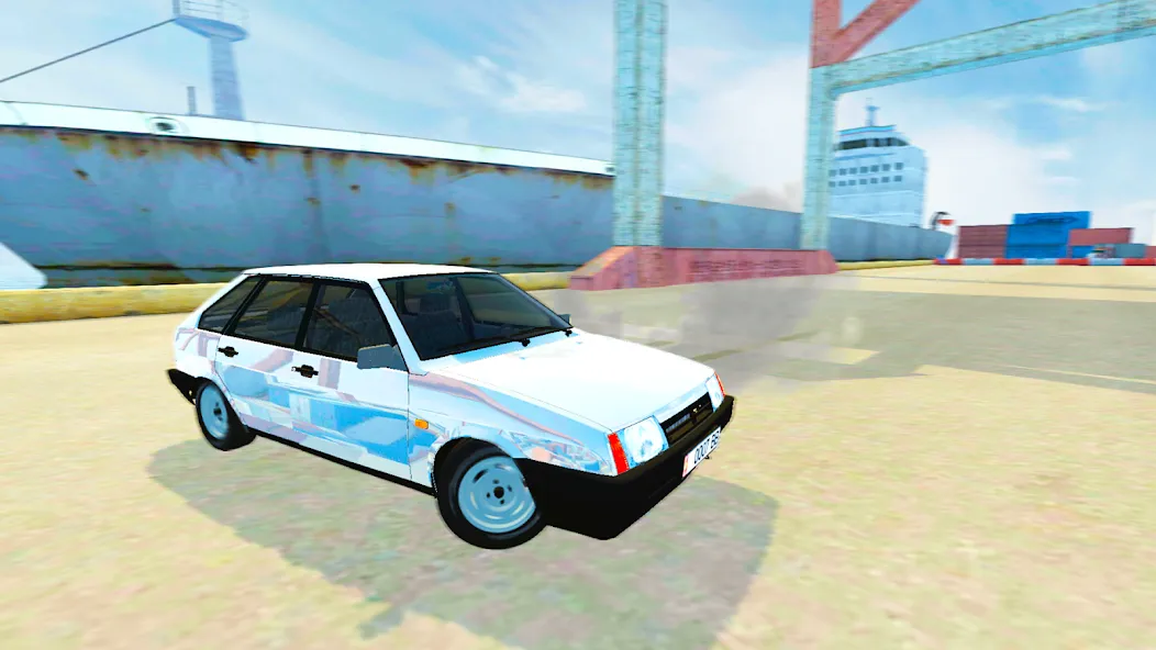 Lada Drift Simulator - Online [МОД Бесконечные монеты] Screenshot 1