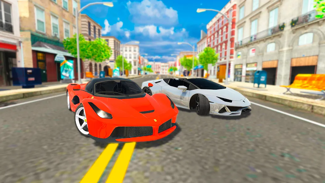 Car Driving Simulator: Online (Кар Драйвинг Симулятор) [МОД Много денег] Screenshot 1