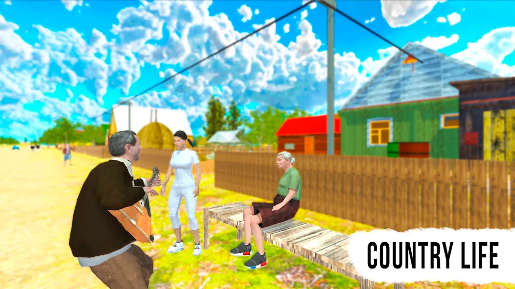 Russian Village: Online & LADA [МОД Все открыто] Screenshot 3