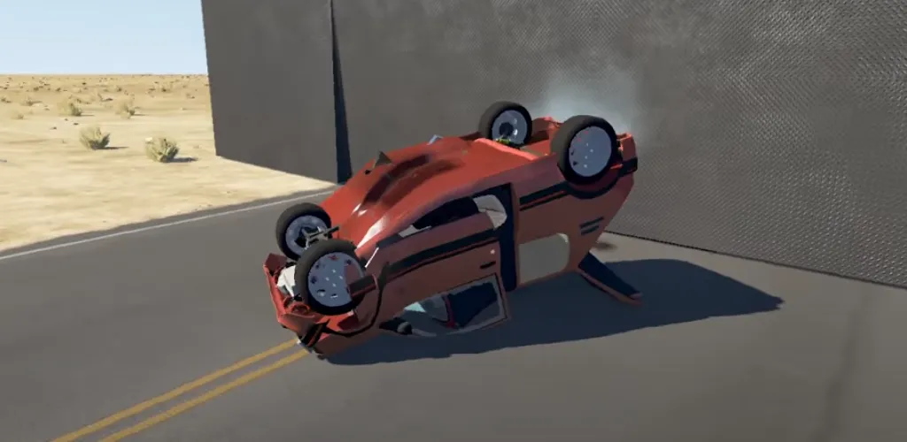 Realistic Car Crash Simulator [МОД Много монет] Screenshot 1