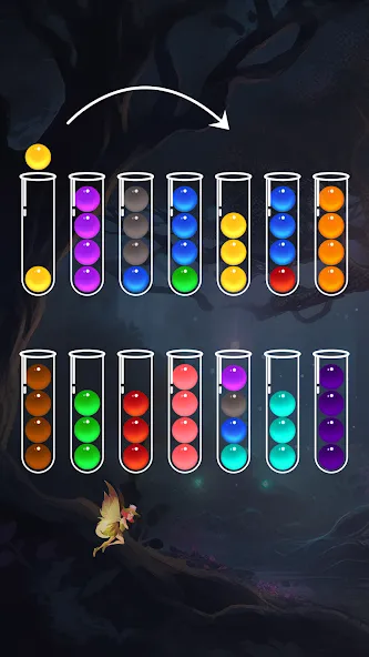 Ball Sort - Color Puzzle Game (Болл Сорт) [МОД Unlimited Money] Screenshot 1