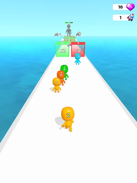 Man Runner 2048: Run and Merge (Мэн Раннер 2048) [МОД Unlimited Money] Screenshot 5