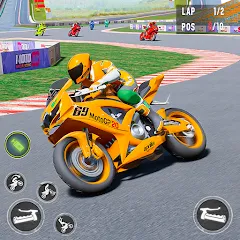 Скачать взломанную Moto Racing 3d Motorcycle Game (Дерт Байк Рейсинг 3Д)  [МОД Unlimited Money]
