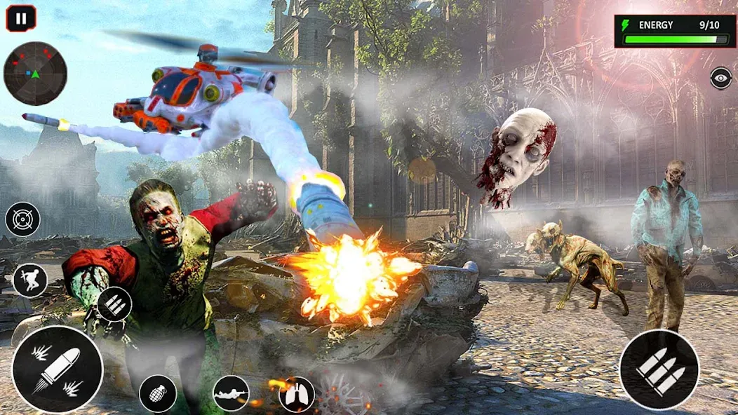 Sniper Zombie Shooting (Зомби стреляющая оффлайн игра) [МОД Unlimited Money] Screenshot 2