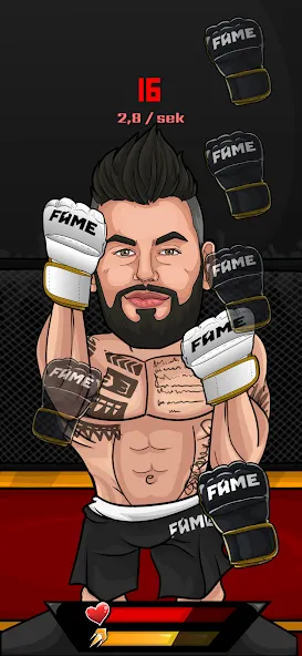 FAME MMA APP (ФЕЙМ ММА АПП) [МОД Много денег] Screenshot 3