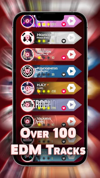 Dash'n'Beat - EDM Rhythm game [МОД Много денег] Screenshot 5