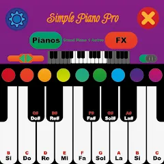 Взлом Simple Piano Pro (Симпл Пиано Про)  [МОД Много денег]