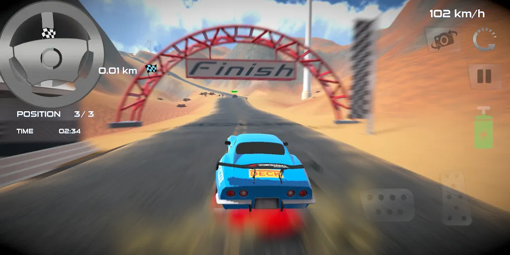 Rally Car : Extreme Fury Race (Ралли Кар) [МОД Unlimited Money] Screenshot 4