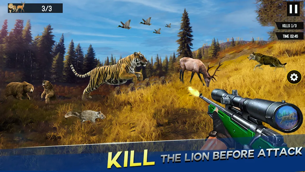 Sniper Animal Deer Hunter Game (Снайперские игры на животных) [МОД Unlimited Money] Screenshot 3