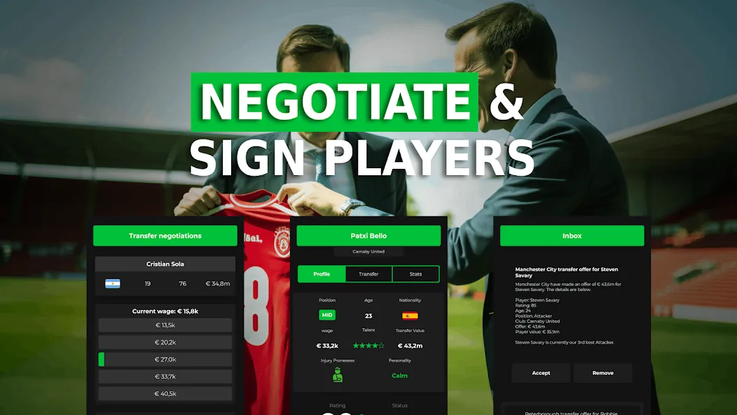 Club Boss - Soccer Game (Клуб Босс) [МОД Меню] Screenshot 2