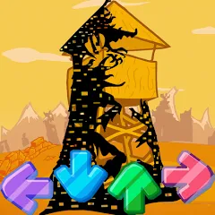 Скачать взломанную Thursday Night Music Battles (Турсдей Найт Мьюзик Пати ФНФ)  [МОД Много монет]