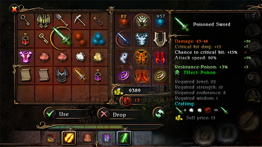 Almora Darkosen RPG (Альмора Даркосен РПГ) [МОД Бесконечные монеты] Screenshot 2