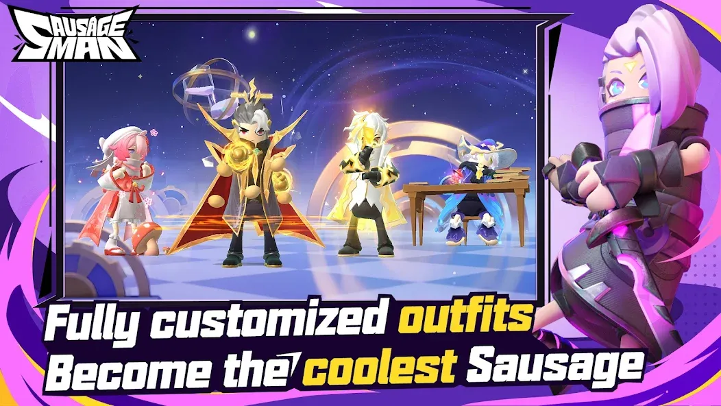 Sausage Man (Сосискамен) [МОД Unlocked] Screenshot 4