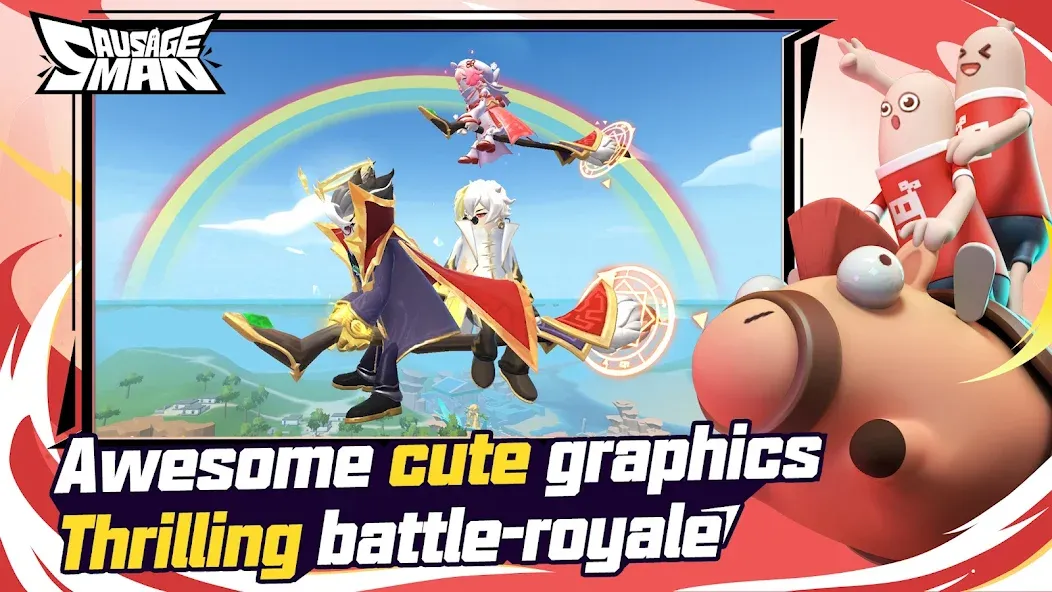 Sausage Man (Сосискамен) [МОД Unlocked] Screenshot 5