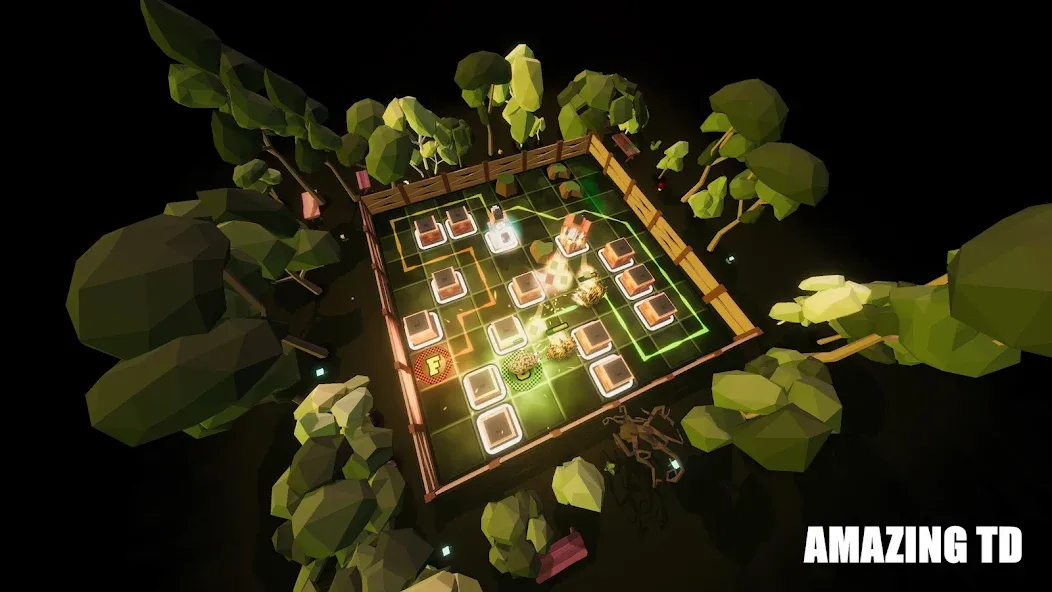 AMazing TD: Towers & Mazes (Эмэйзинг ТД) [МОД Много монет] Screenshot 1