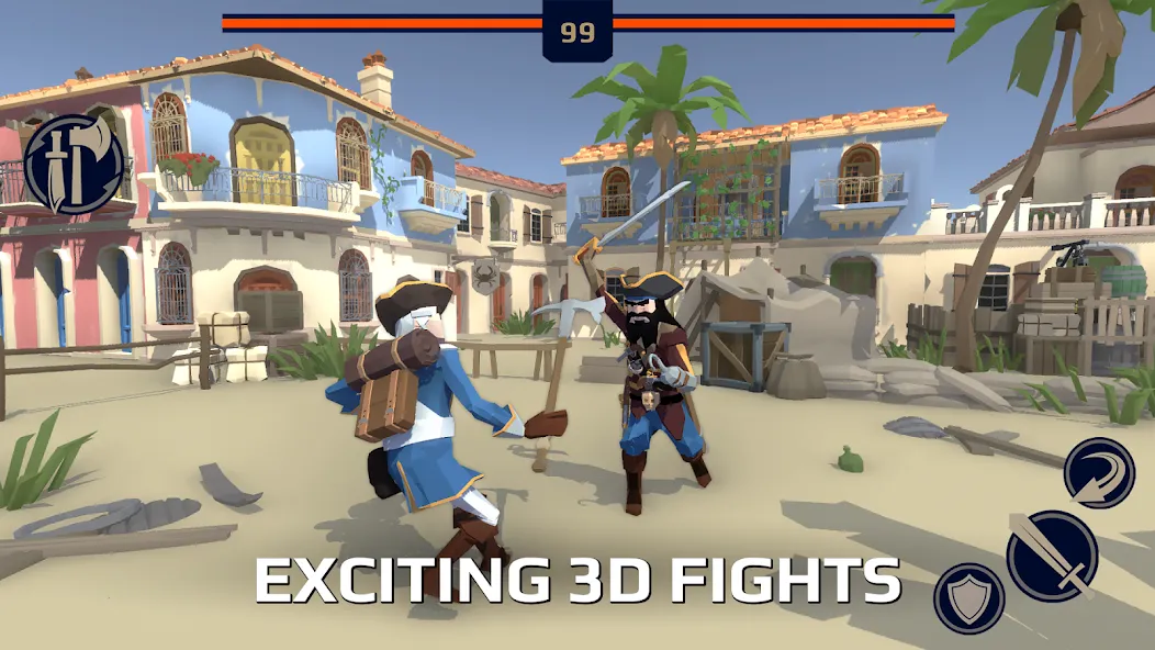 Slash Polygon: Medieval PVP (Слэш Полигон Онлайн ПВП арена) [МОД Menu] Screenshot 2