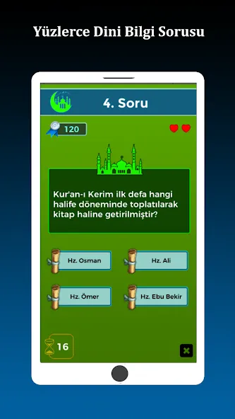 İslami Bilgi Yarışması [МОД Menu] Screenshot 2