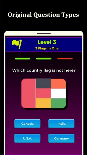 World Flags Quiz Game (Ворлд Флагс Квиз Гейм) [МОД Бесконечные монеты] Screenshot 1
