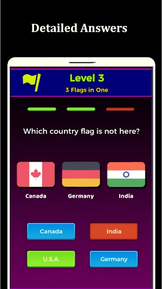 World Flags Quiz Game (Ворлд Флагс Квиз Гейм) [МОД Бесконечные монеты] Screenshot 2