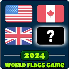 Скачать взломанную World Flags Quiz Game (Ворлд Флагс Квиз Гейм)  [МОД Бесконечные монеты]
