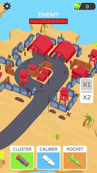 Artillery Defense (Артиллерийская оборона) [МОД Unlimited Money] Screenshot 1