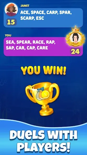 Gold for words: anagram games [МОД Unlimited Money] Screenshot 2