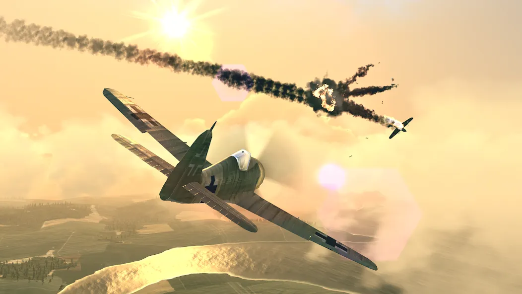 Warplanes: WW2 Dogfight (Варплейнс) [МОД Много монет] Screenshot 2