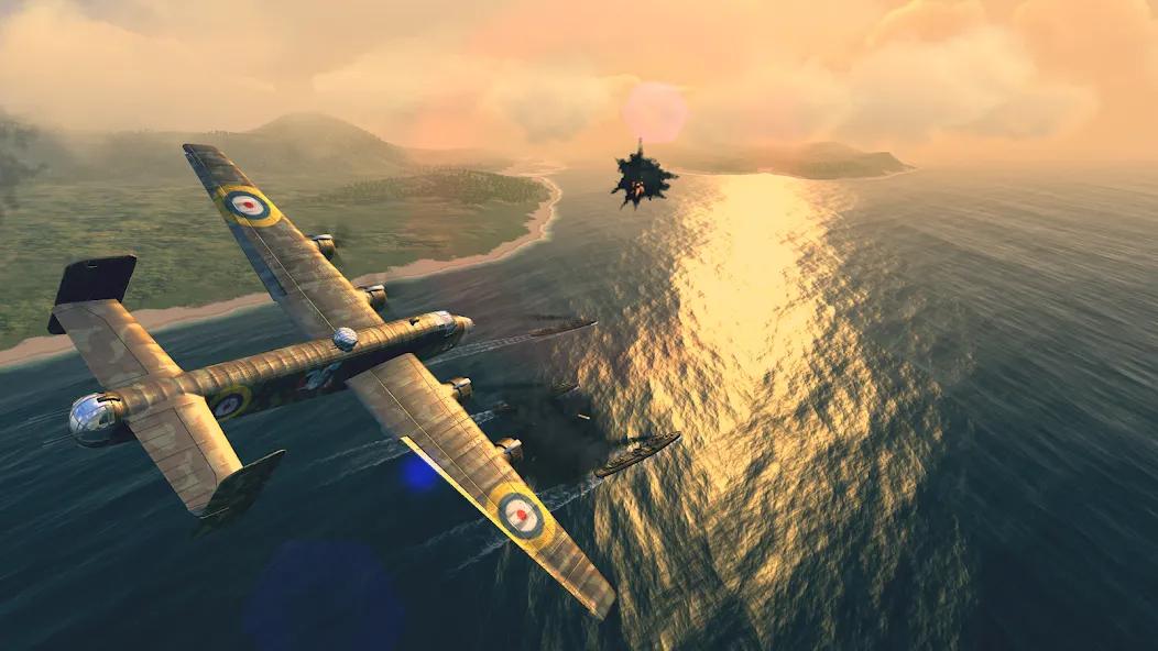 Warplanes: WW2 Dogfight (Варплейнс) [МОД Много монет] Screenshot 3