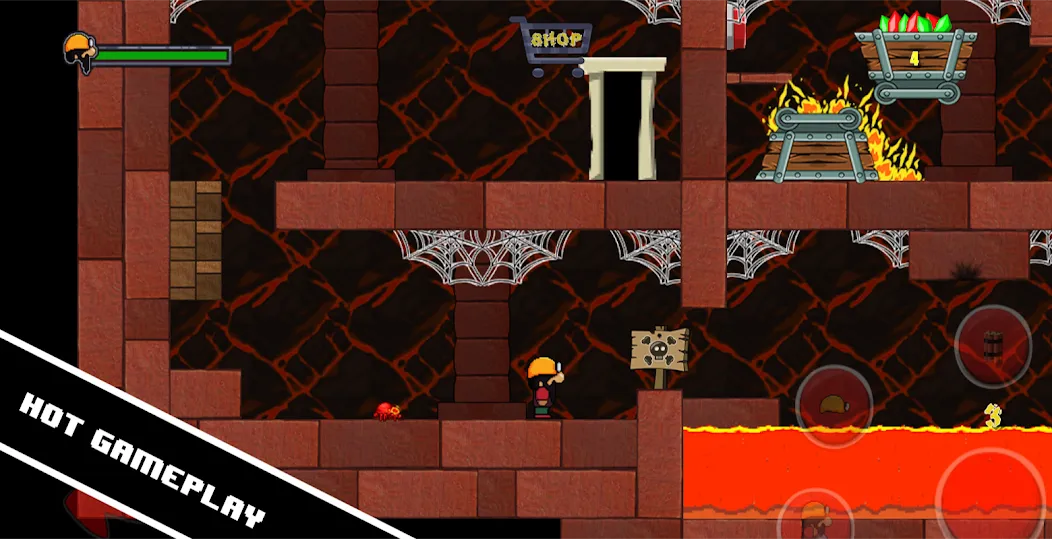 Dan the Dungeon Digger (Дэн Данжн Диггер) [МОД Много монет] Screenshot 3