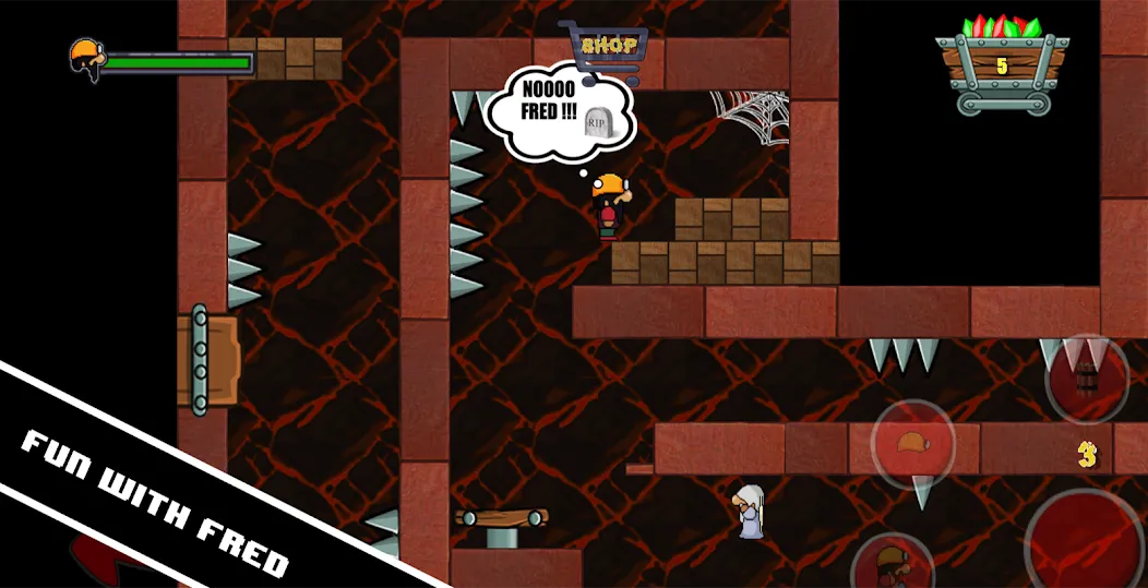 Dan the Dungeon Digger (Дэн Данжн Диггер) [МОД Много монет] Screenshot 4