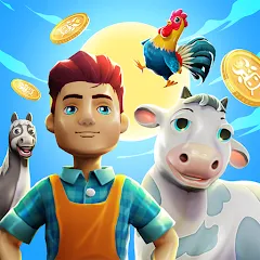 Взломанная CropBytes: A Crypto Farm Game (КропБайтс)  [МОД Бесконечные деньги]