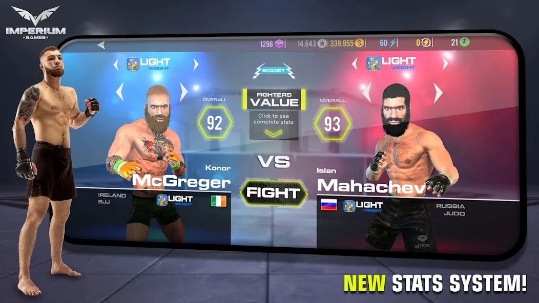 MMA - Fighting Clash 23 (смешанные боевые искусства) [МОД Unlimited Money] Screenshot 5