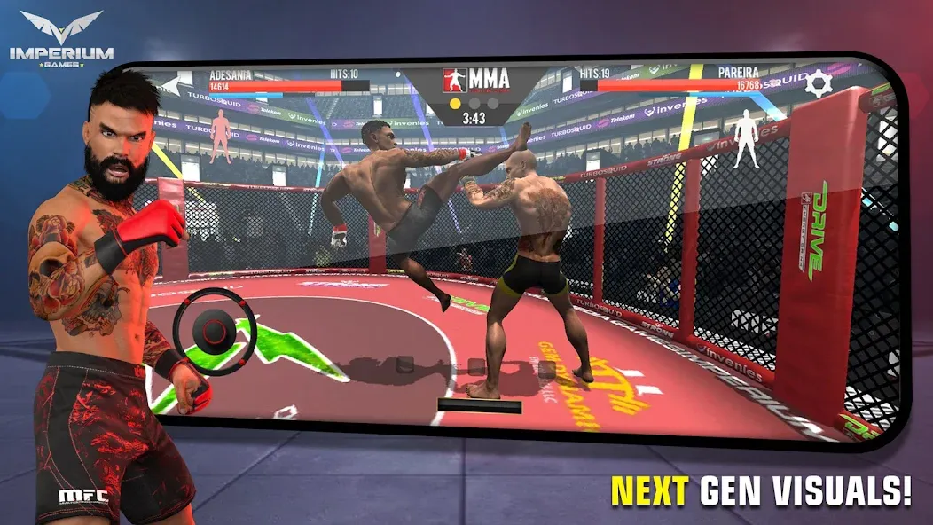 MMA Fighting Clash (ММА Файтинг Клэш) [МОД Unlimited Money] Screenshot 1
