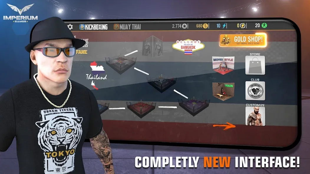 Muay Thai 2 - Fighting Clash (Муай Тай 2) [МОД Menu] Screenshot 4