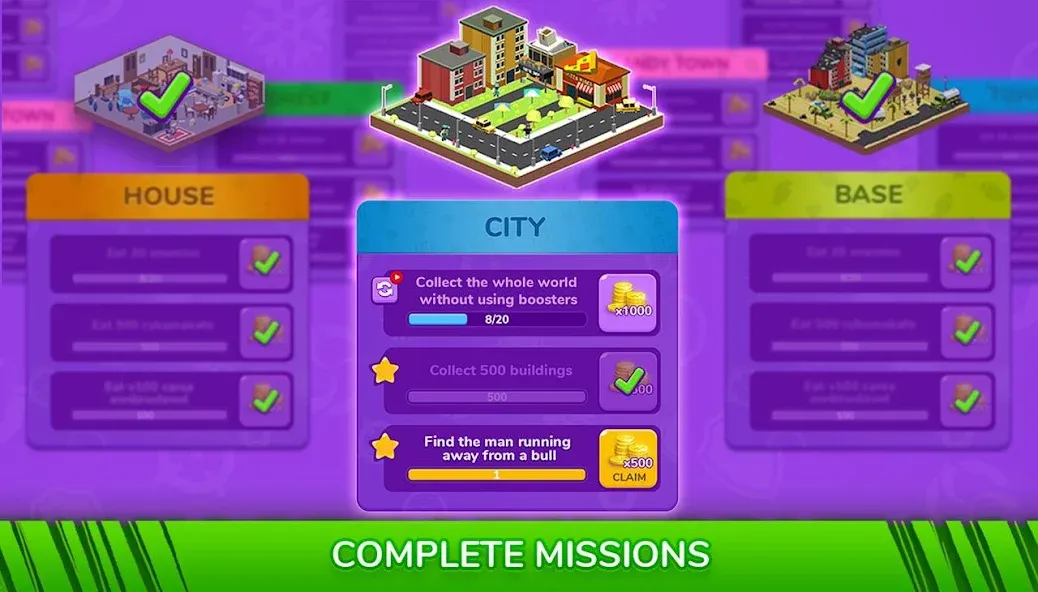 Holein eating games io offline [МОД Бесконечные монеты] Screenshot 4